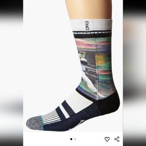 NWT STANCE  REGGIE JACKSON CLASSIC PIQUE COLORFUL CREW SOCKS